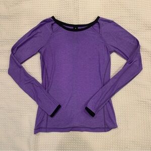 Lululemon Athletica Purple Long Sleeve Top